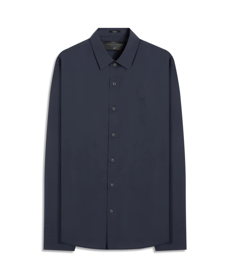 Camisa Ml Wrinled Cotton Slim Ellus