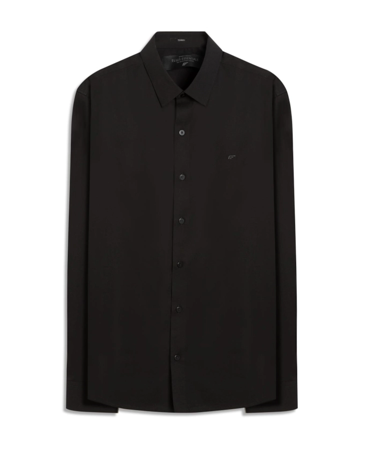 Camisa Ml Wrinled Cotton Slim Ellus