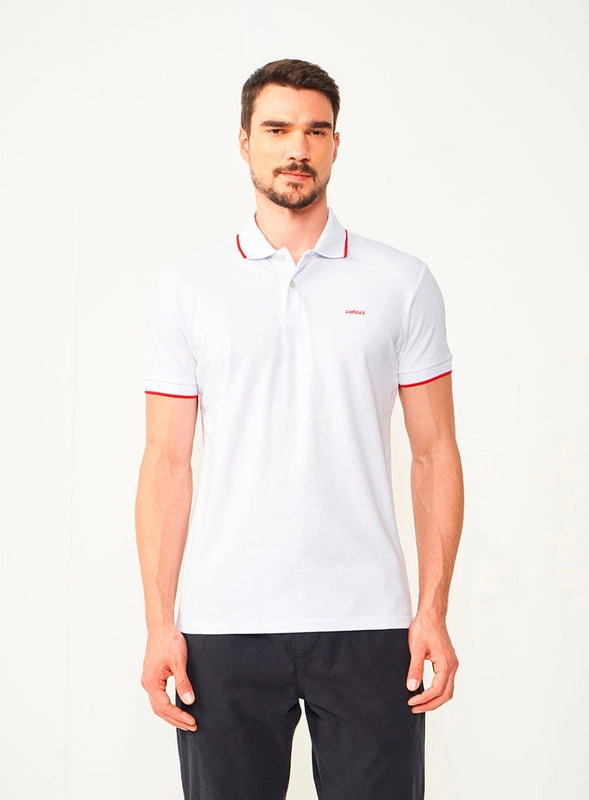 Camisa Polo Com Detalhe Colcci