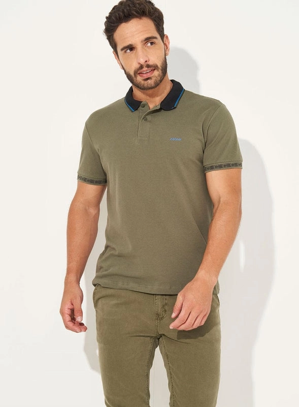Camisa Polo Com Logo Bordado Colcci