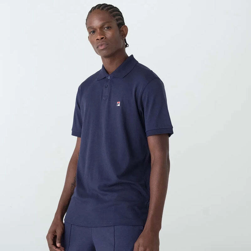 Camisa Polo Italian Fit Pima Masculina Fila