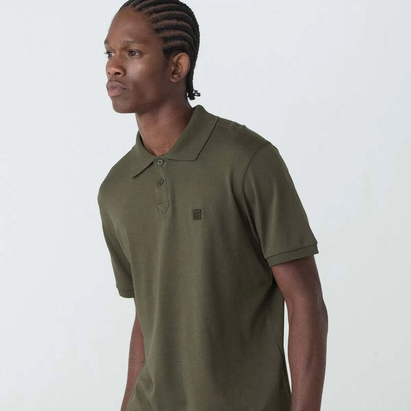 Camisa Polo Italian Fit Pima Masculina Fila