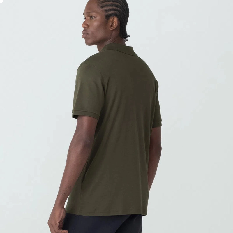 Camisa Polo Italian Fit Pima Masculina Fila