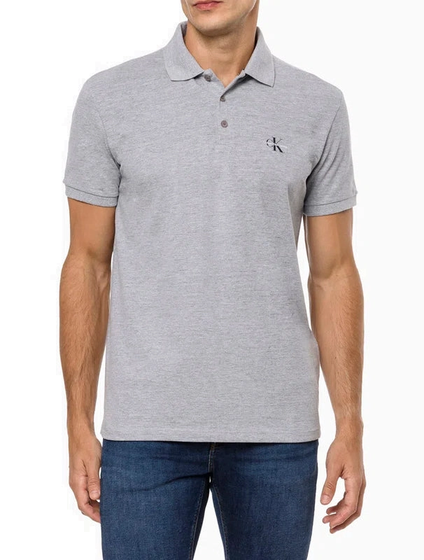 Camisa Polo Masculina Básica Estampa Logo Reissue Calvin Klein Jeans