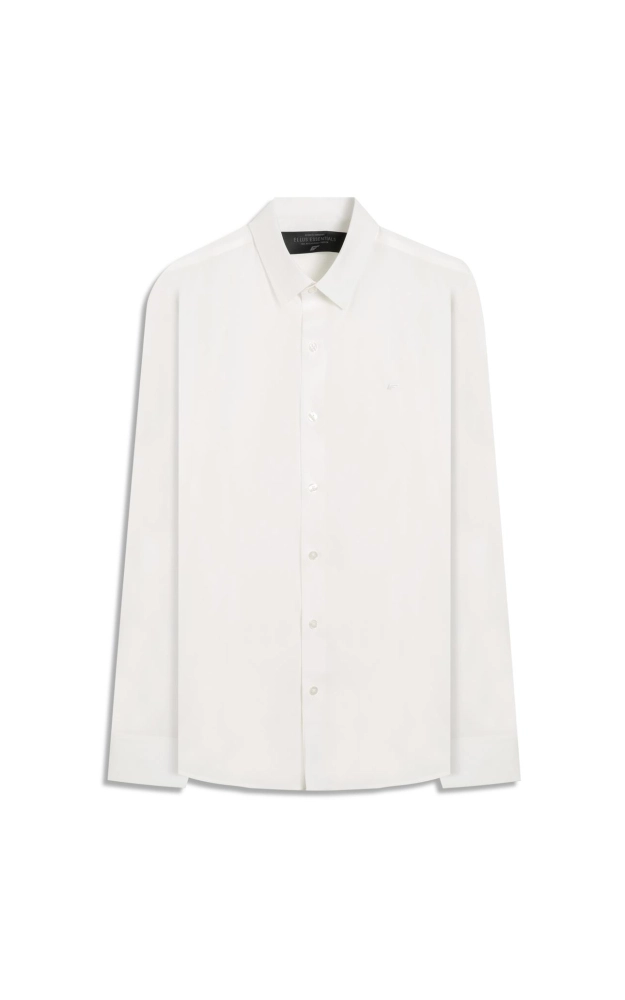 Camisa Wrinkled Cotton Slim