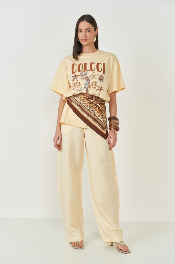 Camiseta Estampada Manga Curta colcci