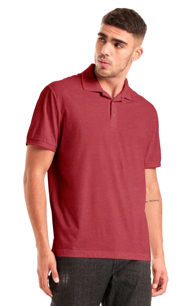 CAMISETA PIQUET MELANGE EASA FRISO CLASSIC MC ELLUS