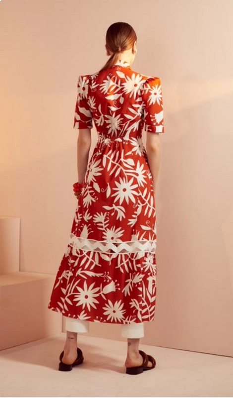 Conjunto Chemisie e Calça Floral