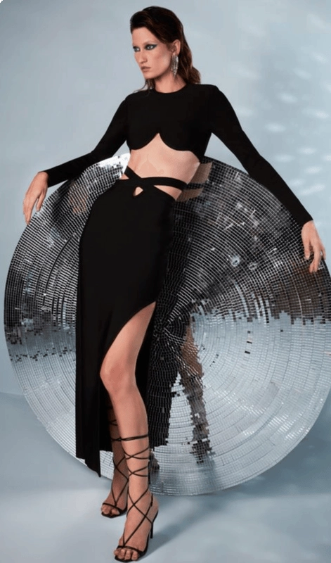 Conjunto Top e Saia Skazi