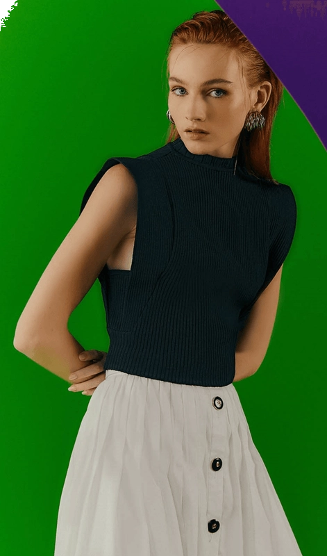 Cropped Tricot Abas Skazi