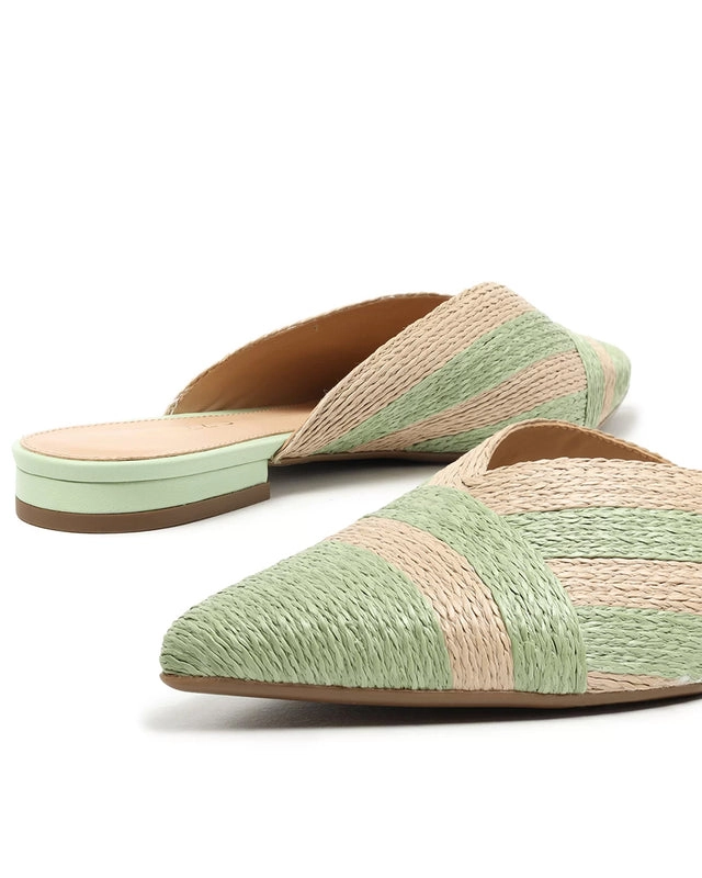 Mule Verde Fechada Bambu Green