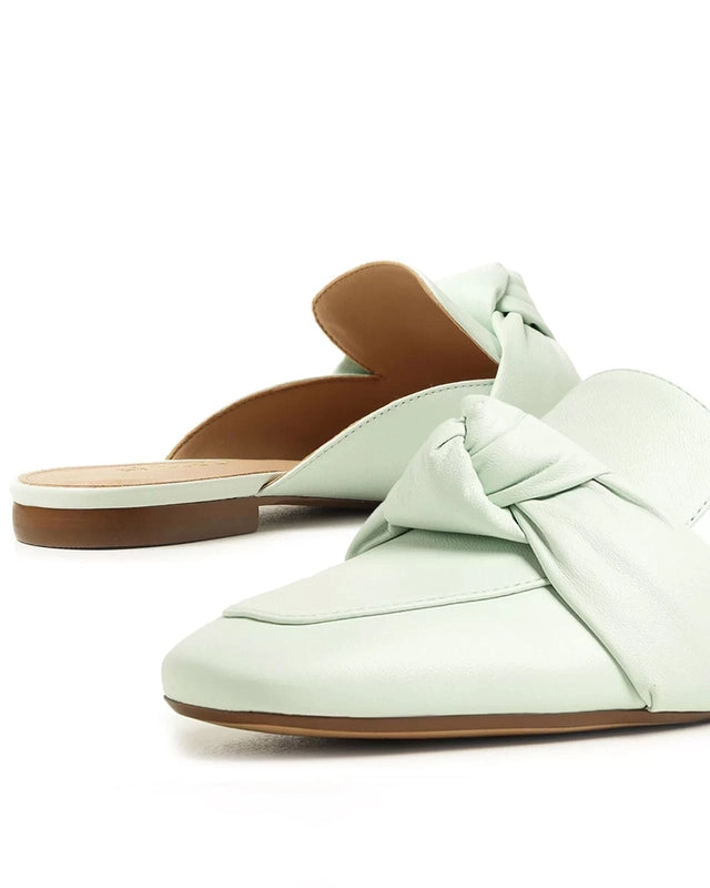 Mule Verde Soft Couro Comfy