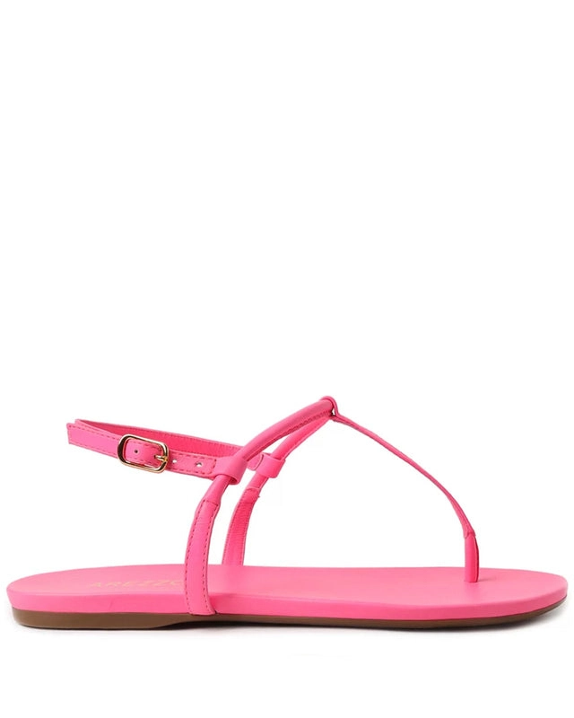 Rasteira Rosa Tiras Finas