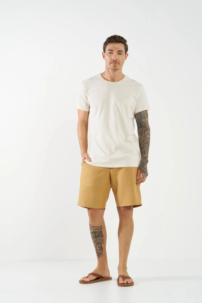 BERMUDA DE LINHO COLCCI