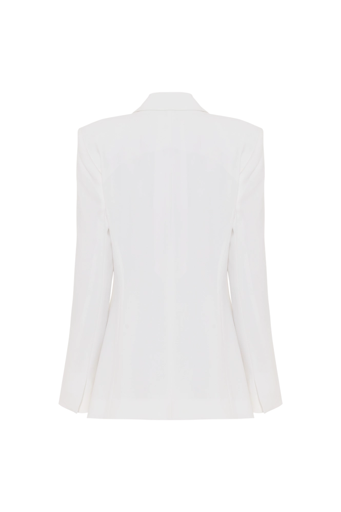 BLAZER CREPE GOLDENTIME OFF WHITE
