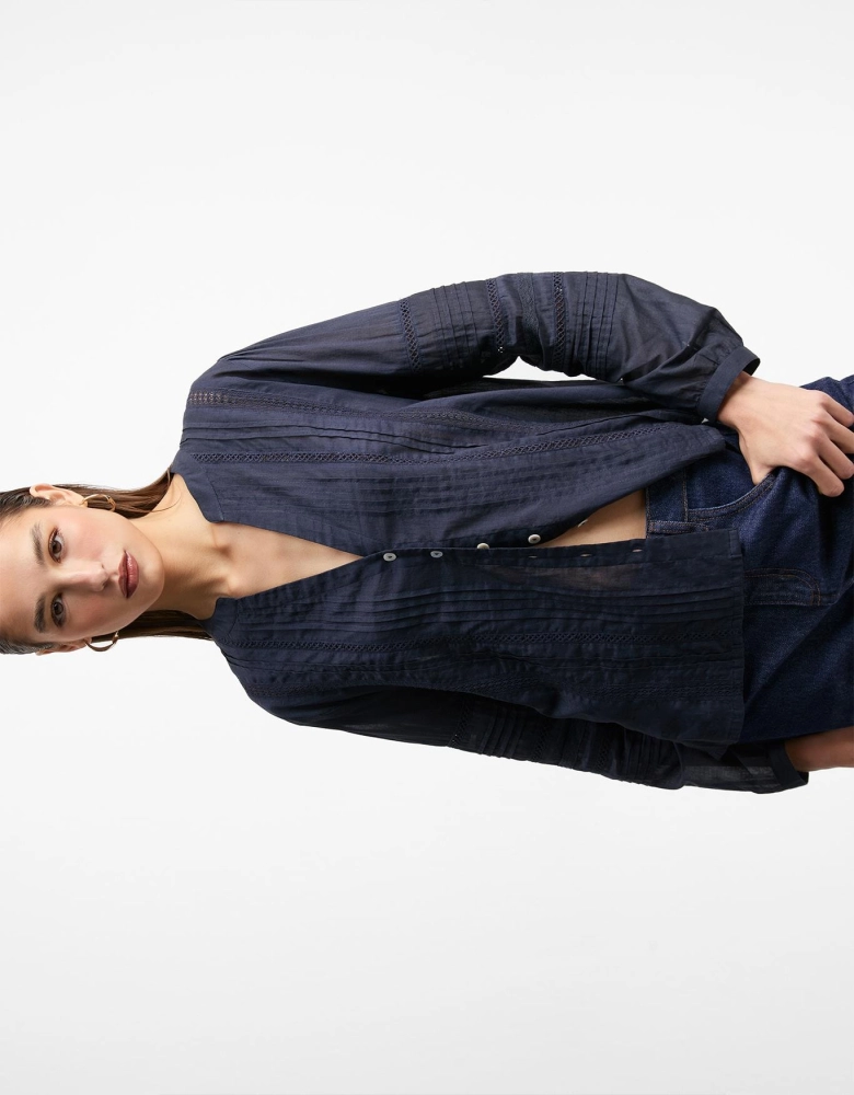 Blusa Detalhe Entremeio