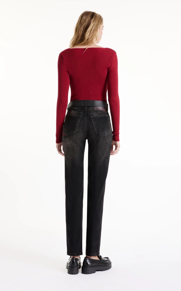 Blusa Ellus Decote V Canelada