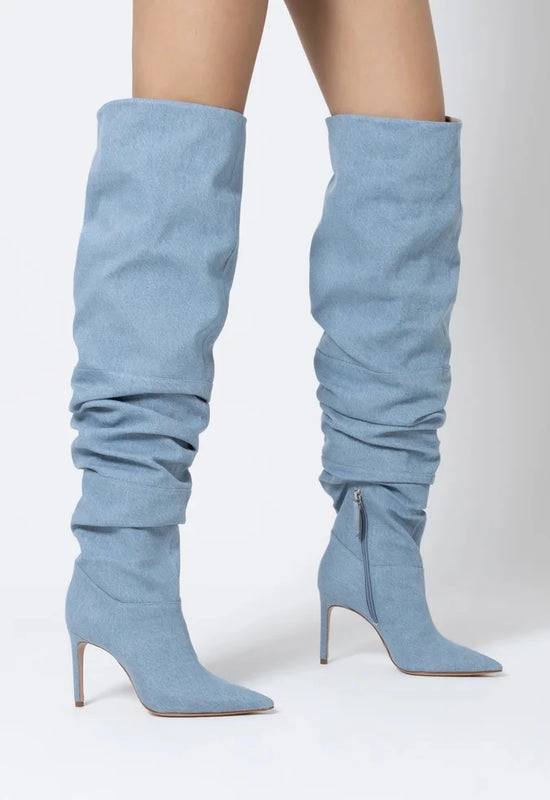 Bota Over The Knee Ashlee Jeans Schutz