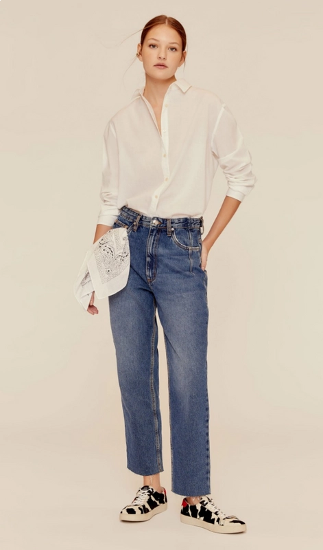 Calça Feminina Jeans Rock Reta High