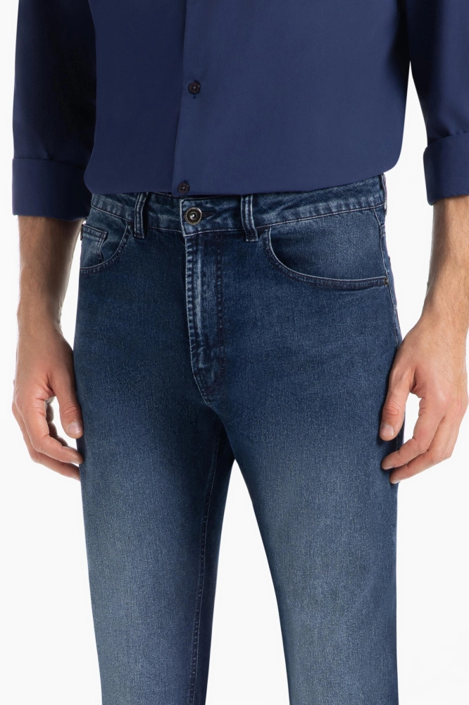 CALÇA FIRST BLUE SLIM LAV.ESCURO
