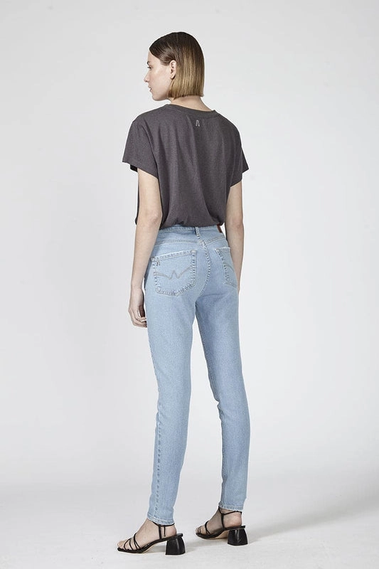 Calça Jeans Basic Skinny High Long Animale