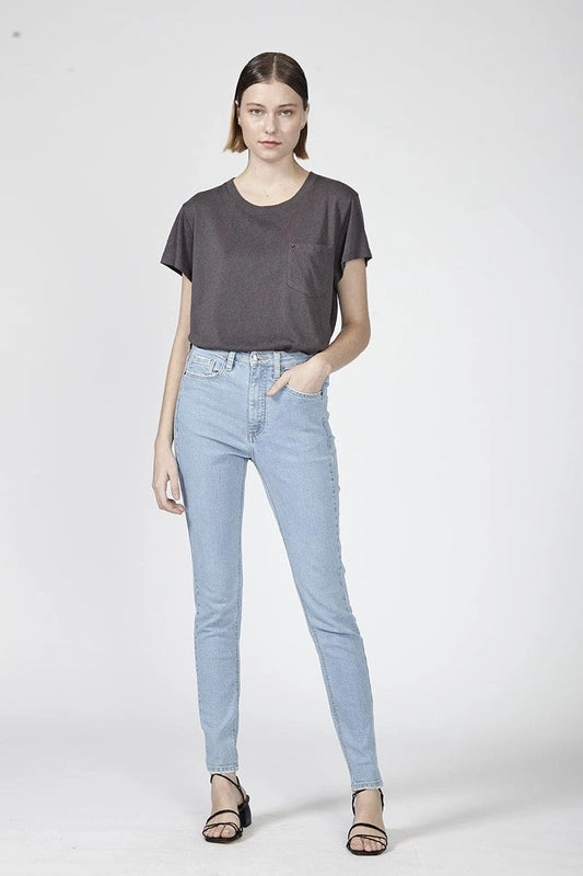 Calça Jeans Basic Skinny High Long Animale