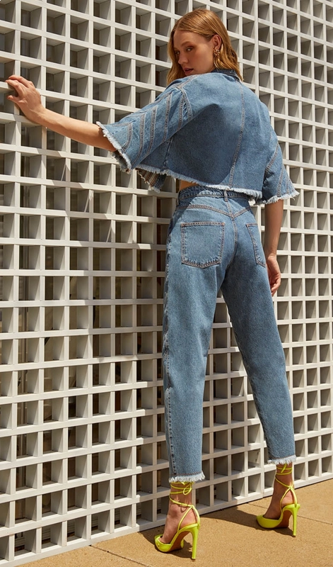Calça Jeans Linhas Skazi