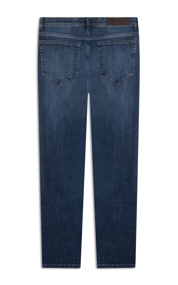 Calça Jeans Visco Denim Elastic Slim 5 Pockets Lavagem Alta