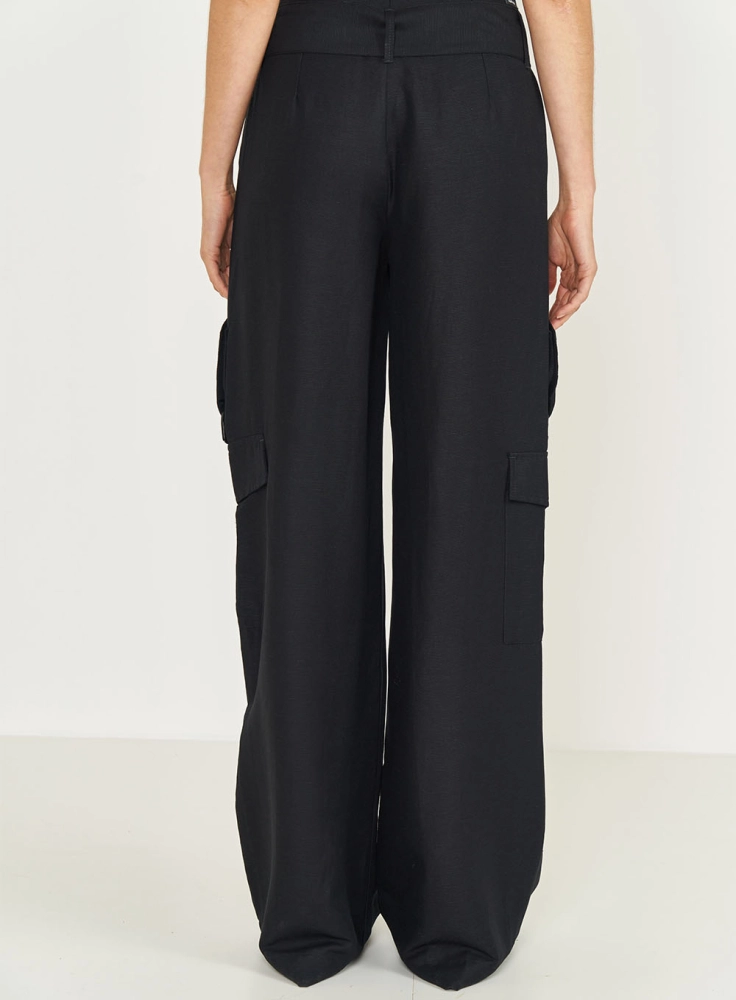 CALÇA LINHO COM CINTO