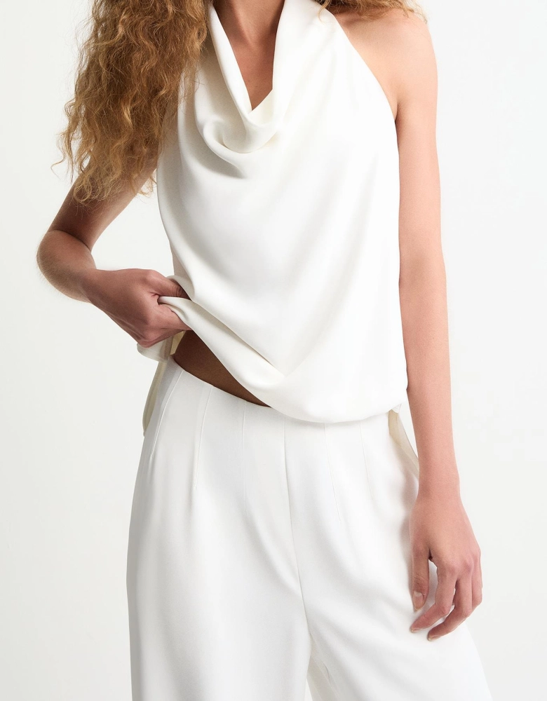 Calça Pantalona Com Pences shoulder