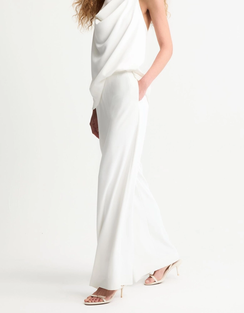 Calça Pantalona Com Pences shoulder