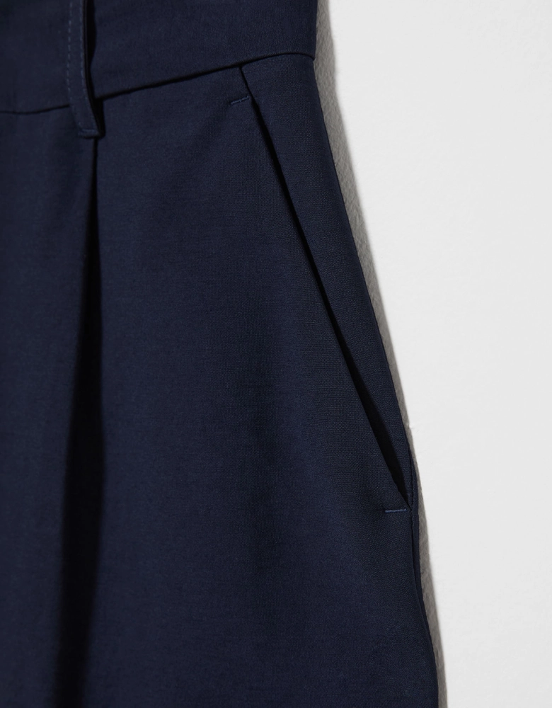 Calça pantalona pregas
