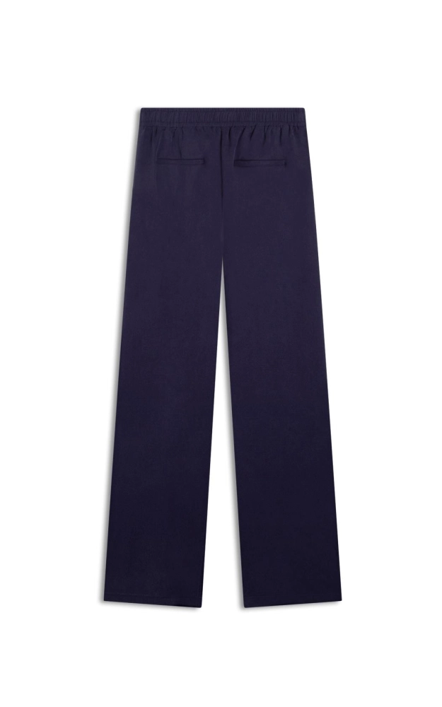 Calça Tencel Bolso Faca Wideleg Ellus