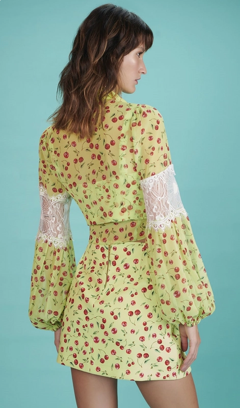 Camisa Cropped Cherry Skazi