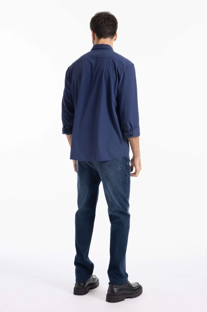Camisa Knitted Stripes Classic New Italian Ellus