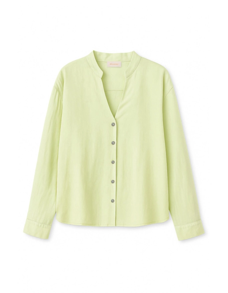 Camisa Linho Reta Shoulder