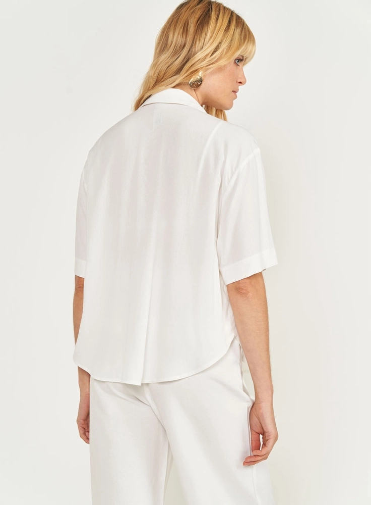 Camisa Loose Manga Curta colcci