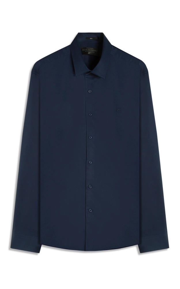 Camisa Ml Masc Ellus Satin Slim