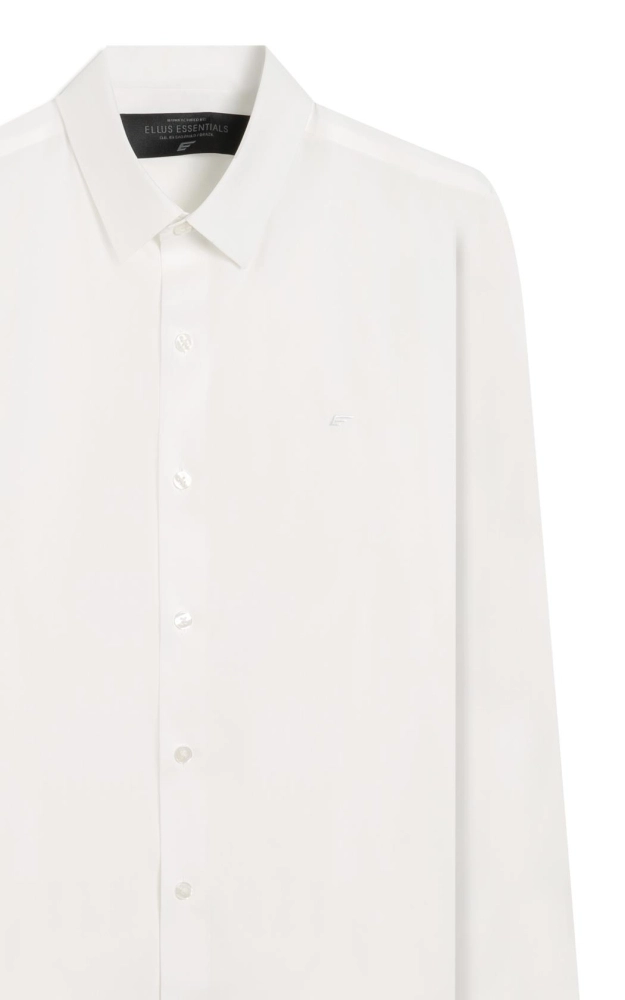 Camisa Ml Wrinled Cotton Slim Ellus