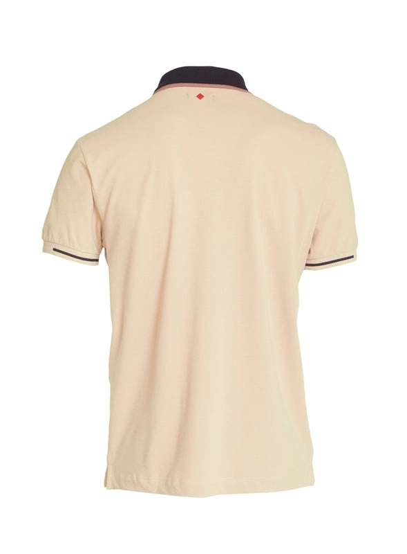 Camisa Polo Masculina Algodão Bege Forum