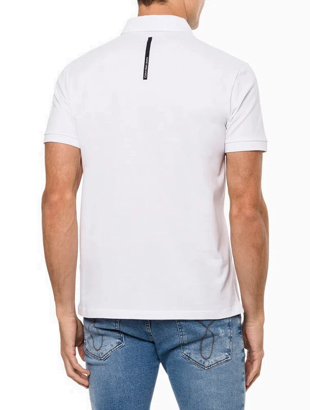 Camisa Polo Masculina Básica Estampa Logo Reissue Calvin Klein Jeans