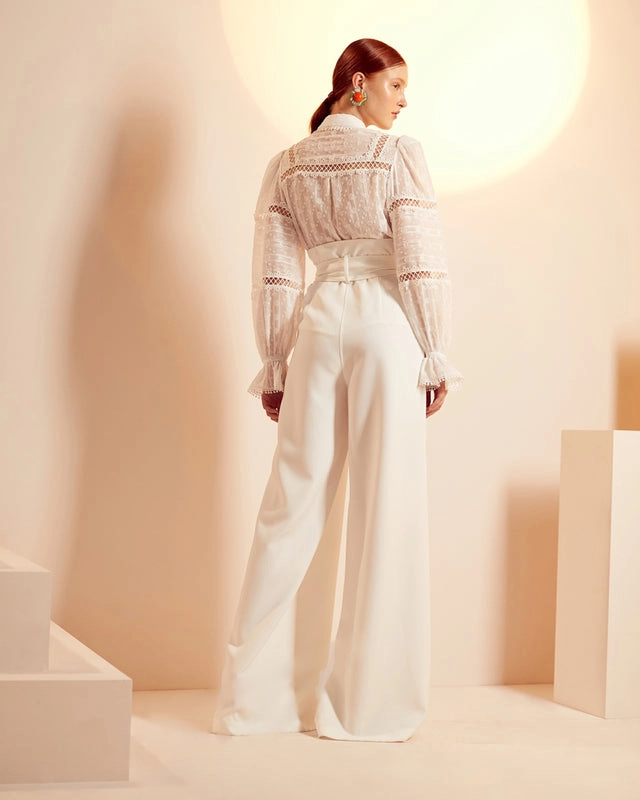 Camisa Renda Entremeios Skazi