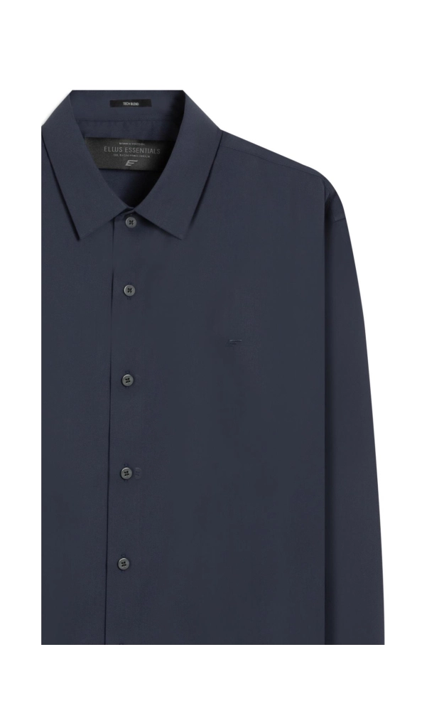 Camisa Wrinkled Cotton Slim