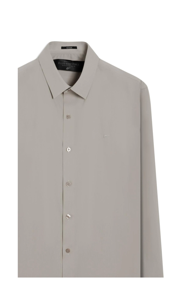 Camisa Wrinkled Cotton Slim