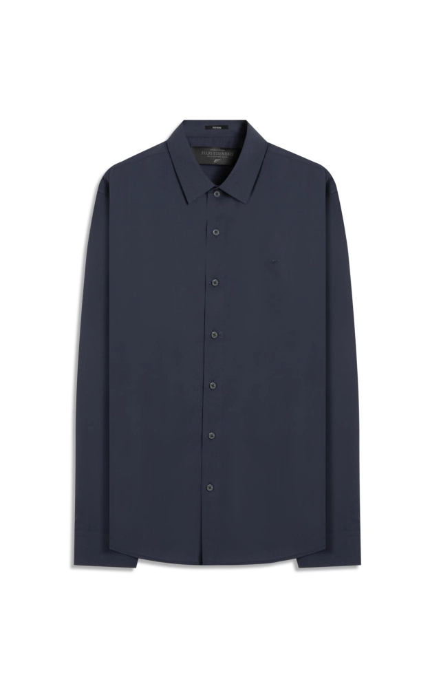 Camisa Wrinkled Cotton Slim