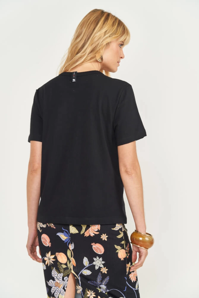 CAMISETA ESTAMPADA FEM COLCCI