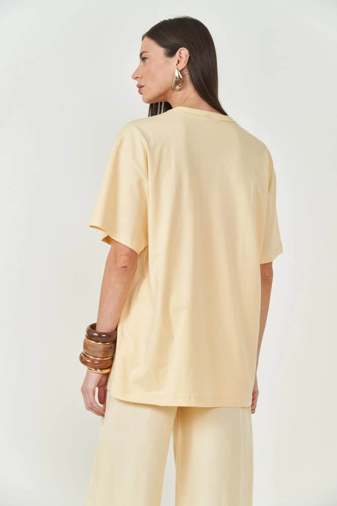 Camiseta Estampada Manga Curta colcci