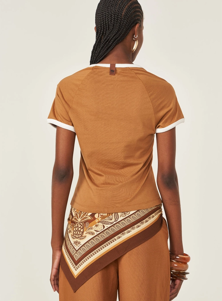 Camiseta Feminina Baby Comfort colcci