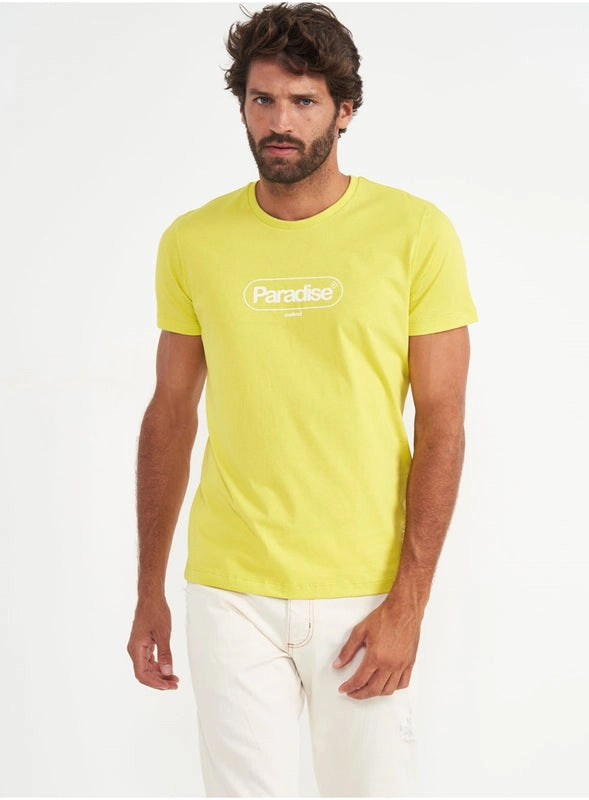 Camiseta Manga Curta Paradise Colcci