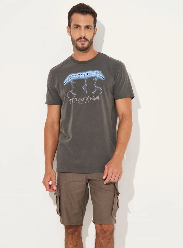 Camiseta Manga Curta The Temple Of Denim Colcci